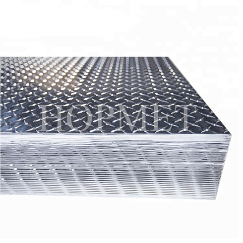 Лист алюминиевый 4х1500х3000 EU, рифление квинтет, марка АМГ2Н2 Р в Перми цена